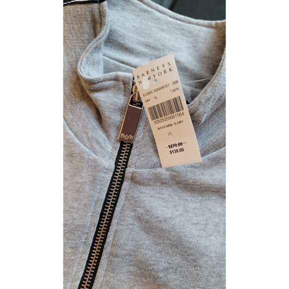 Blood Brother Men's Zippered Sweatshirt Grey in an XL - Picture 3 of 6